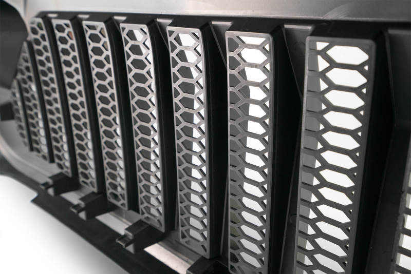 Jeep Wrangler JL Grill - DV8 Offroad - Angry - Black - `18-`27